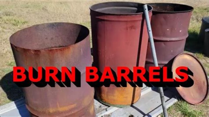 Are burn barrels legal in Washington state?