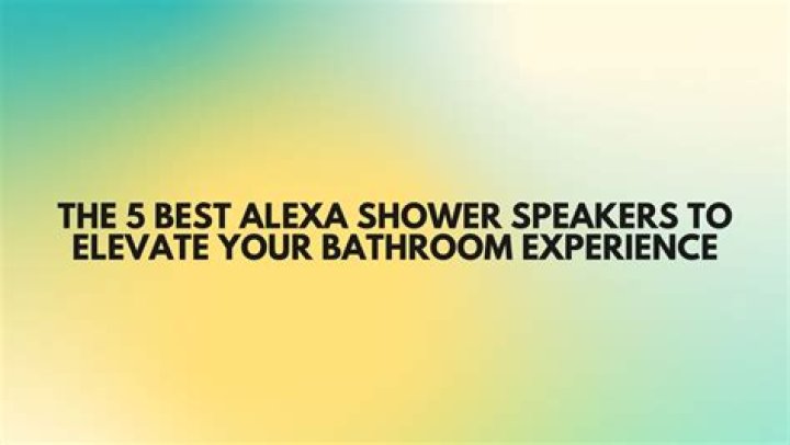 Can Alexa turn on your shower?