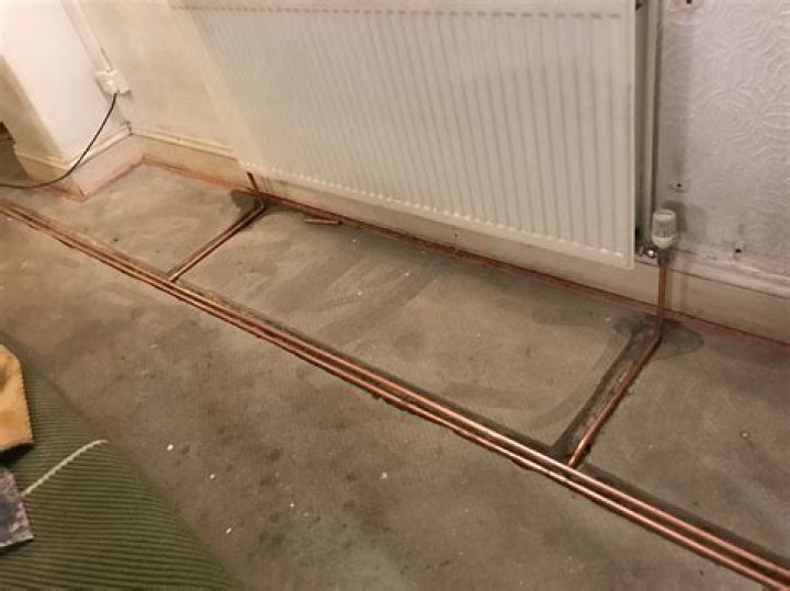 Can gas pipes run under floorboards?