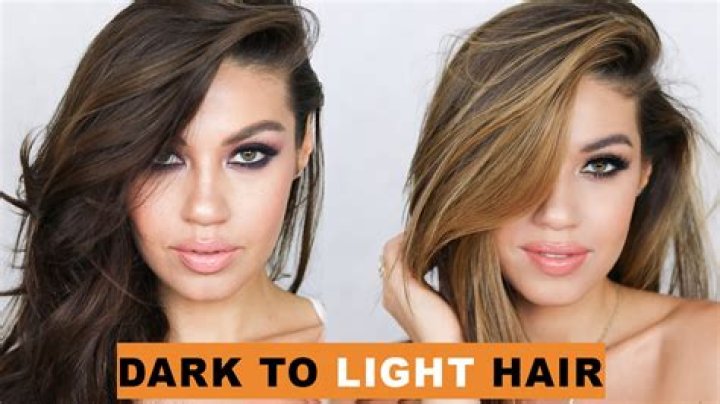 Can I putting a lighter dye on dark hair?