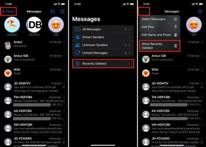 Can I recover deleted Messenger messages iPhone?