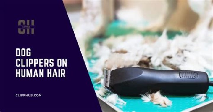 Can I use dog clippers on human hair?