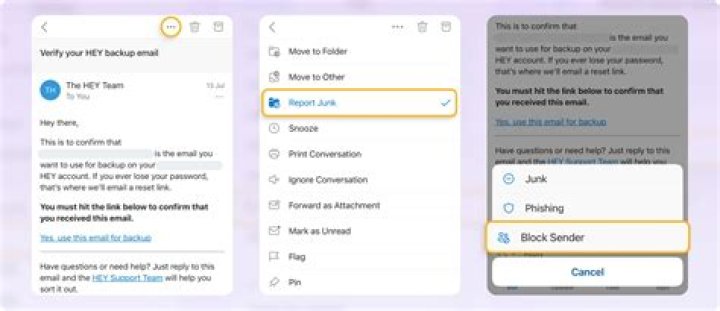 Can you block someone on Gmail app?
