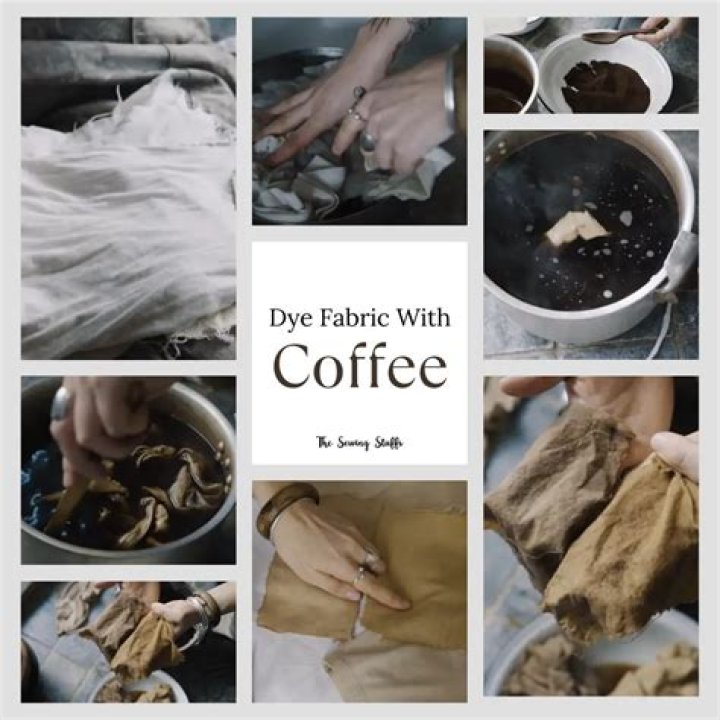 Can you dye fabric with coffee?