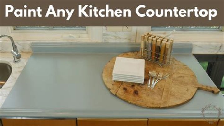 Can you paint a kitchen countertop?