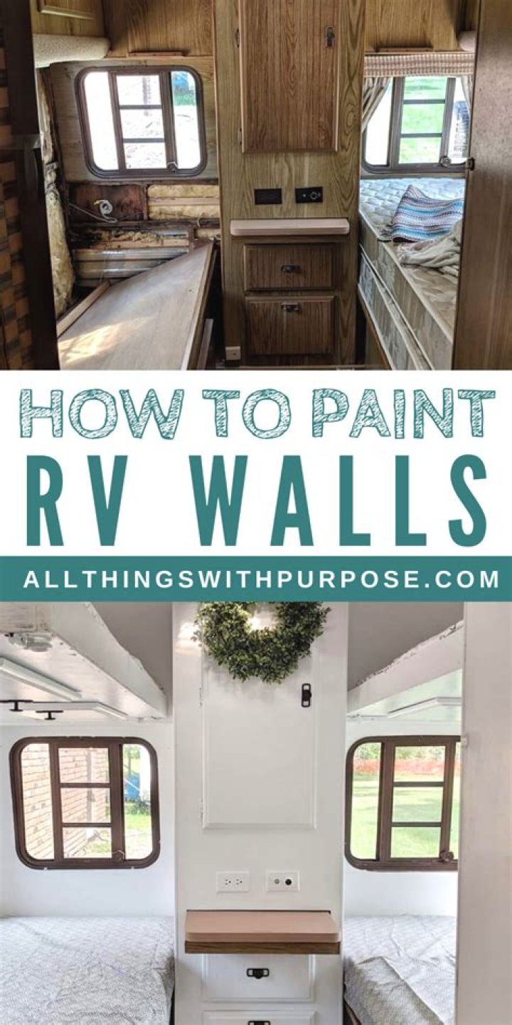 Can you paint the walls of an RV?