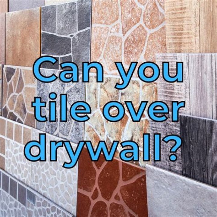 Can you tile over shower liner?
