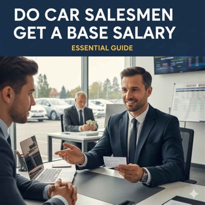 Do car dealerships pay base salary?