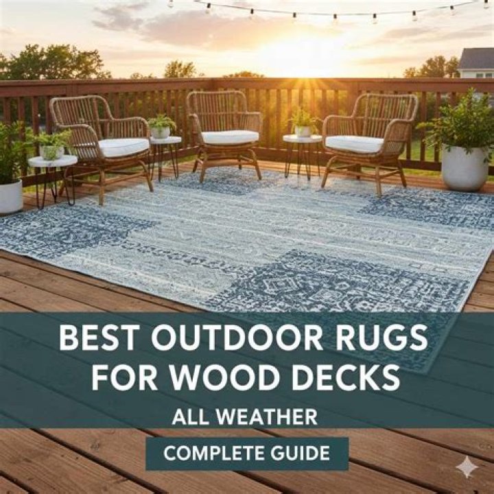 Do outdoor rugs ruin wood decks?