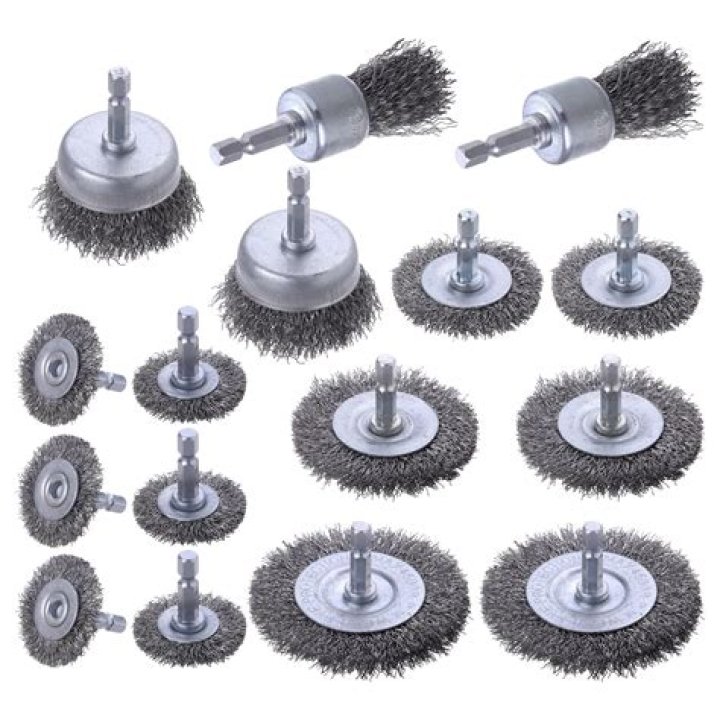 Does a wire brush scratch metal?