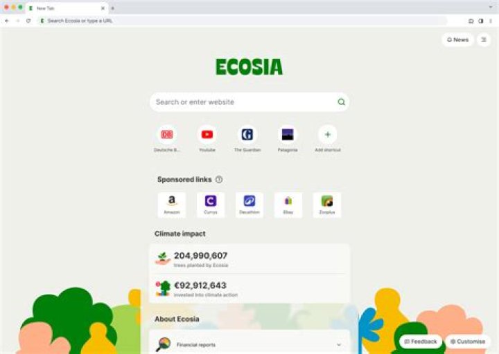 Does ecosia sell your data?