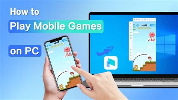 How can I download games from mobile to PC?