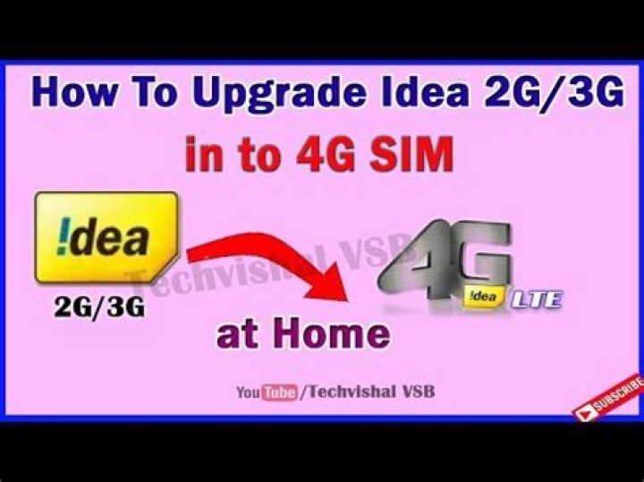 How can I get idea 4g Sim at home?