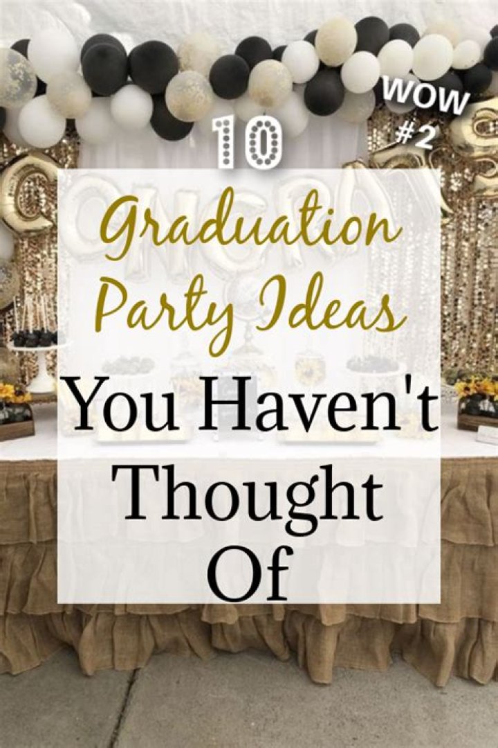 How can I have a cheap graduation party?
