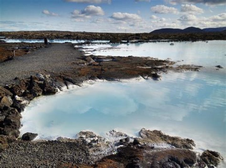 How deep is the Blue Lagoon in Iceland?