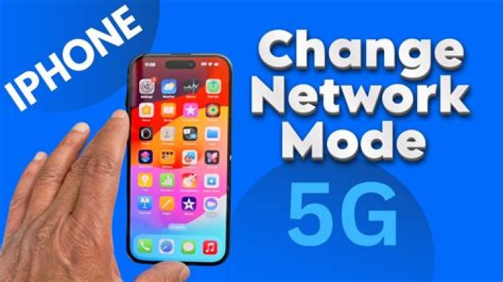 How do I change my network to 4g?