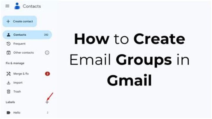 How do I create a contact group in Gmail?