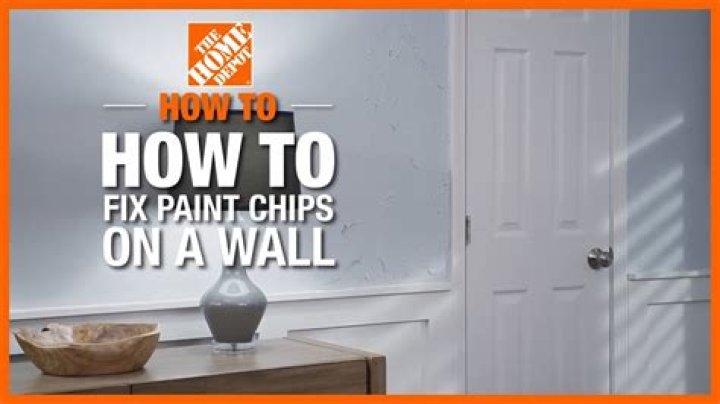 How do I fix chipped paint on my house?