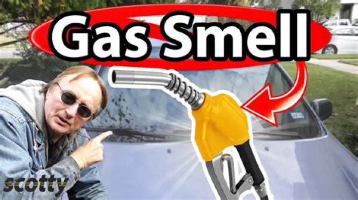 How do I get the smell of gas out of my car?