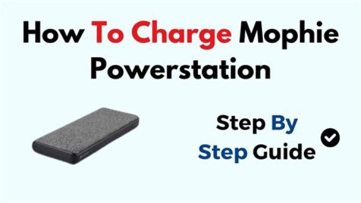 How do I know when my Mophie is charged?