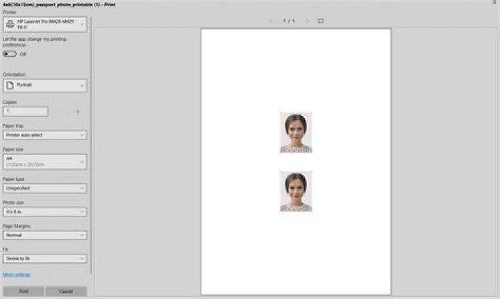 How do I print a downloaded photo?