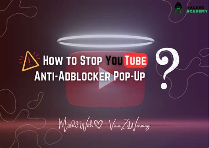 How do I stop YouTube premium pop ups?