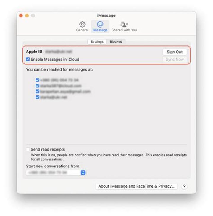 How do I sync iMessage to my Mac?