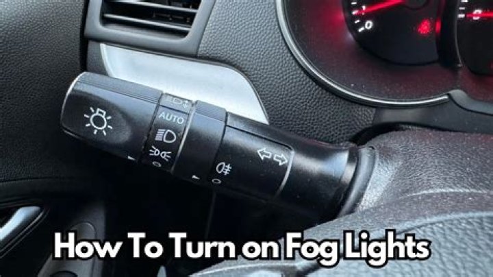 How do I turn on my fog lights Kia?