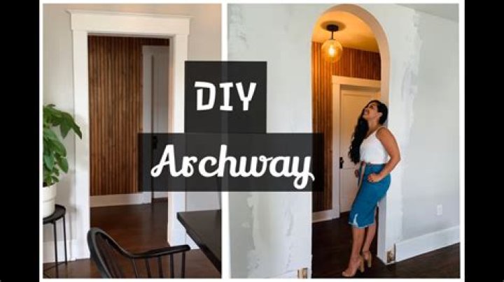 How do you arch a doorway?