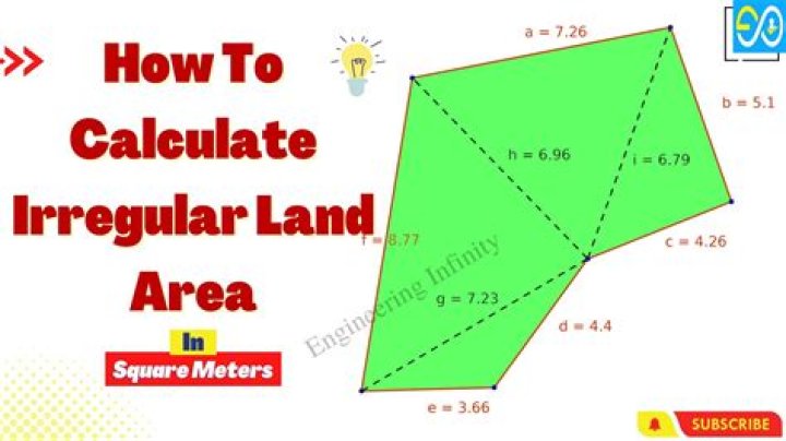 How do you calculate irregular area?