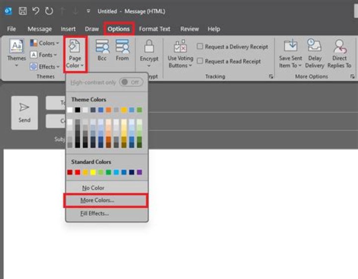 How do you change the background color in Libreoffice impress?