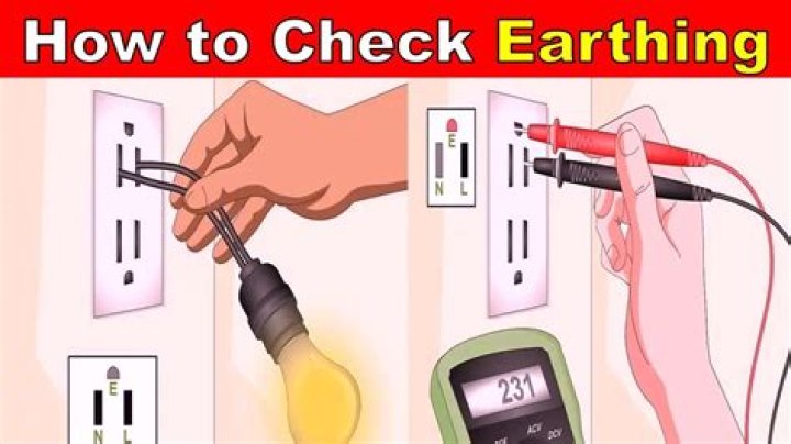 How do you check if a plug is earthed?
