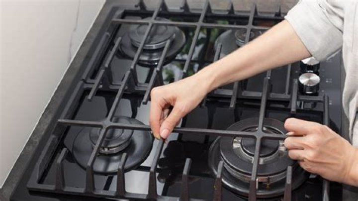 How do you clean stove top grates without ammonia?