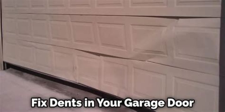 How do you clean the eyes of a picture on a garage door?