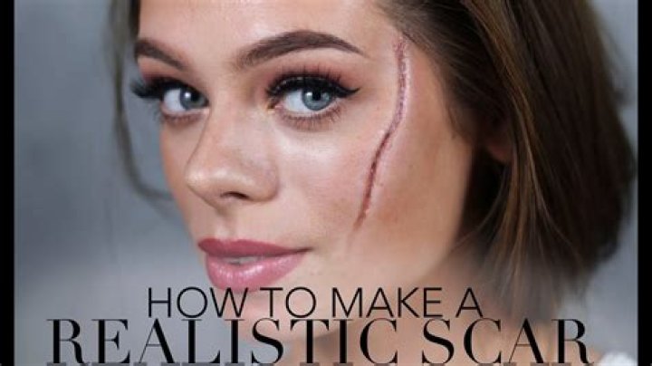 How do you fill a scar with makeup?