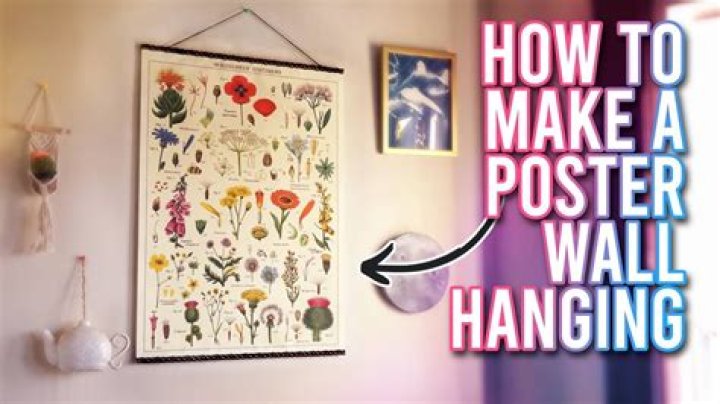 How do you hang things on a slanted wall?