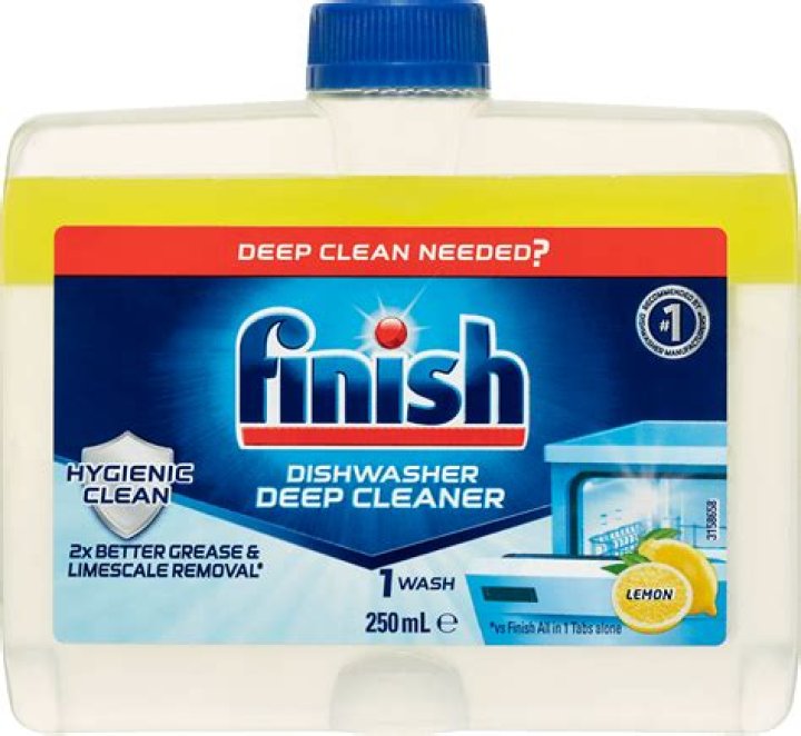 How do you open a Finish Dishwasher Cleaner?