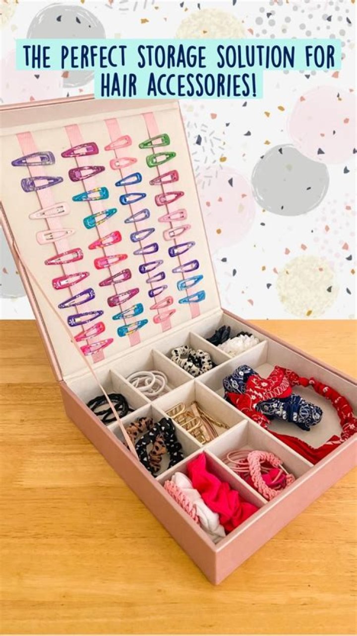 How do you organize hair clips?