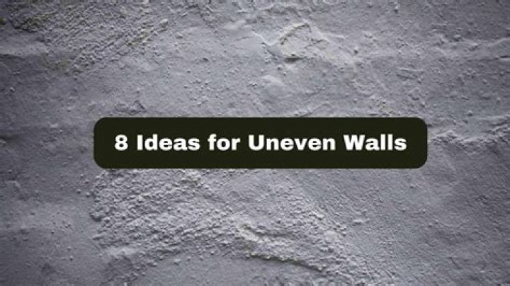 How do you paint imperfections to cover walls?