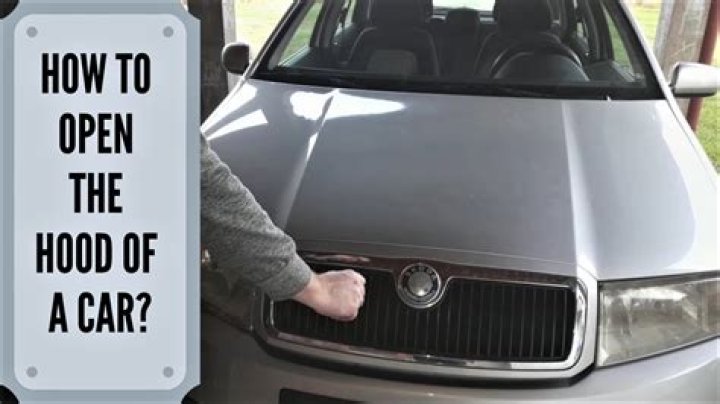 How do you pop the hood of a car from the outside?