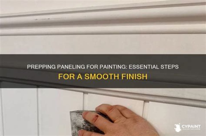 How do you prepare paneling for wallpaper?