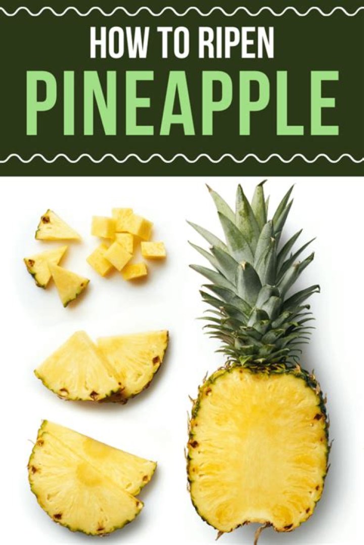 How do you ripen a pineapple after you pick it?
