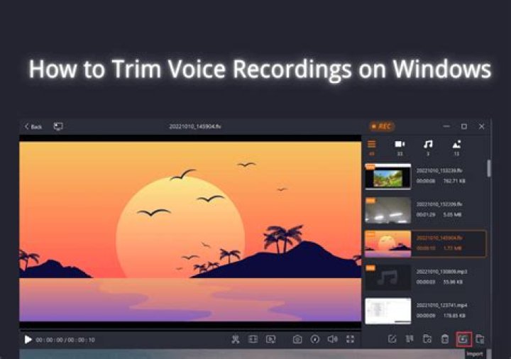 How do you trim music in video editor?