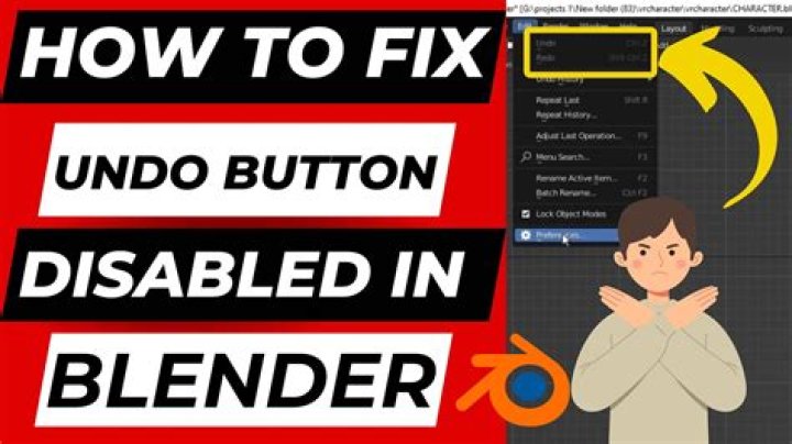 How do you undo Ctrl Z in blender?