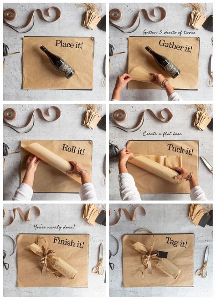 How do you use wrapping tissue?