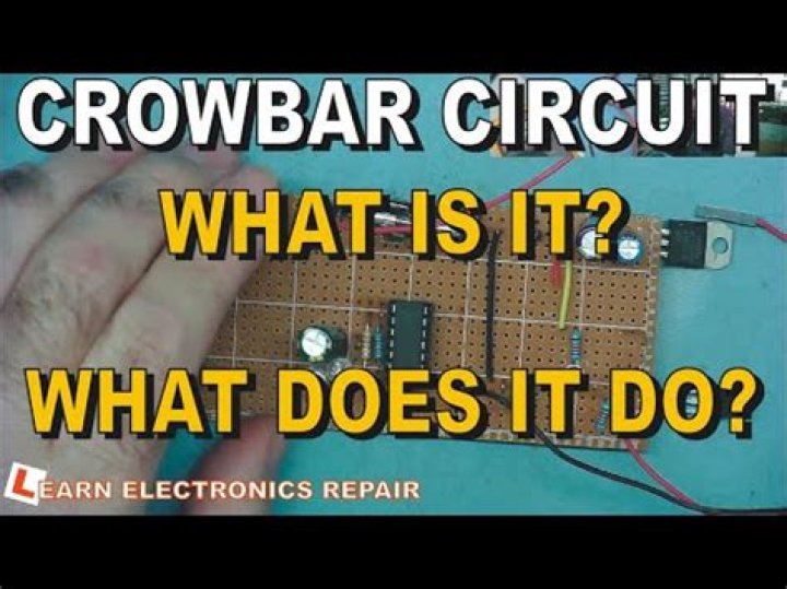 How does a crowbar circuit work?