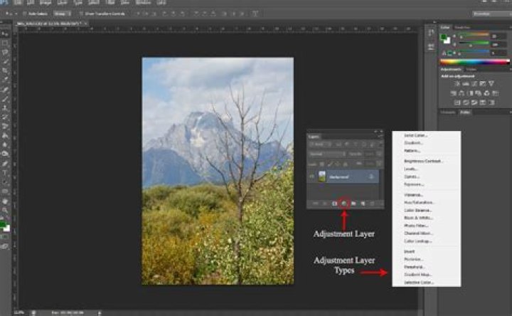How many adjustment layers can you have in Photoshop?