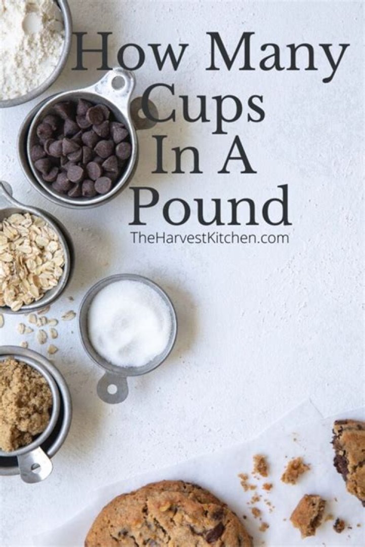 How many cups are in a pound of walnuts?