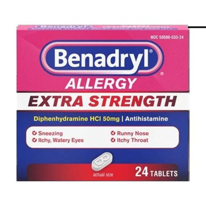 How many mg is 5 ml of Benadryl?