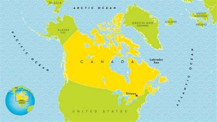 How many oceans border Canada name them?